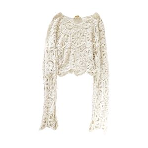 Rebellion Cream Crochet Blouse